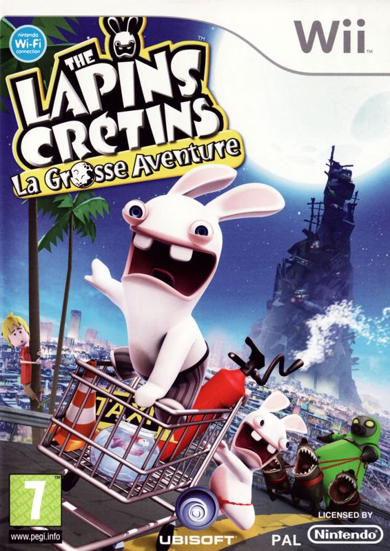 Rabbids Go Home box art for Wii
